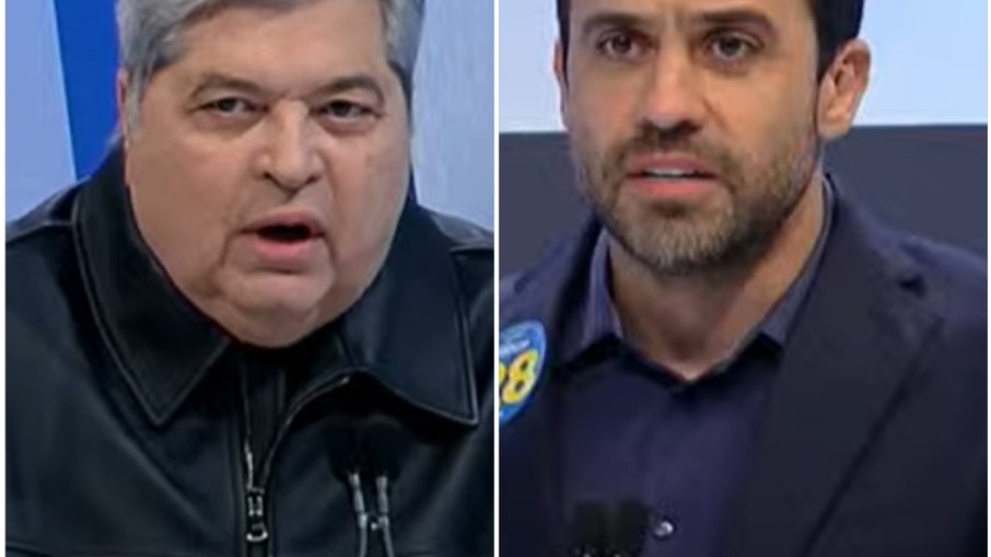 Marçal e Datena do debate da redeTV/UOL