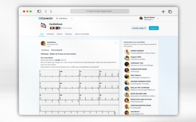 SD Conecta lança a primeira comunidade médica online, segura e exclusiva para cardiologistas