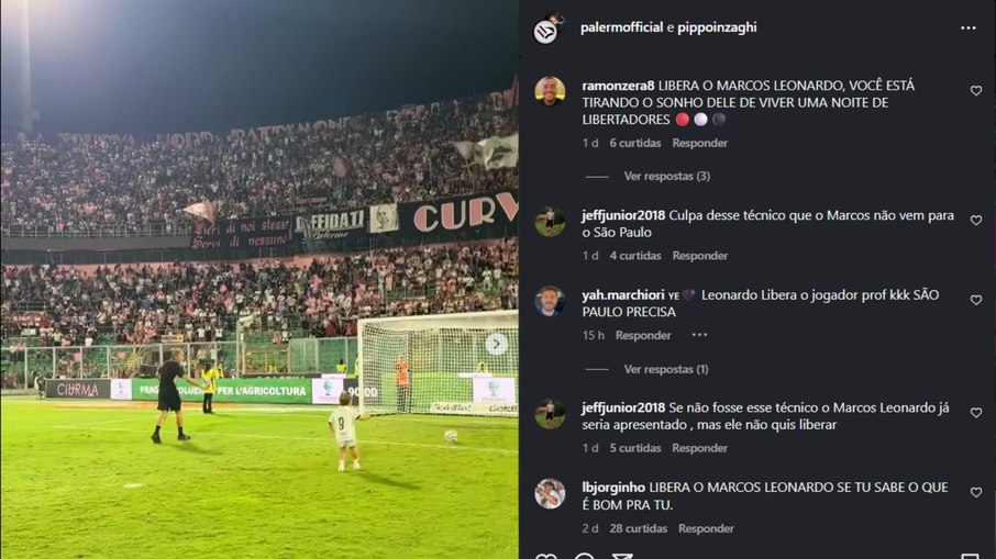 Torcedores do São Paulo invadem página do Inzaghi errado