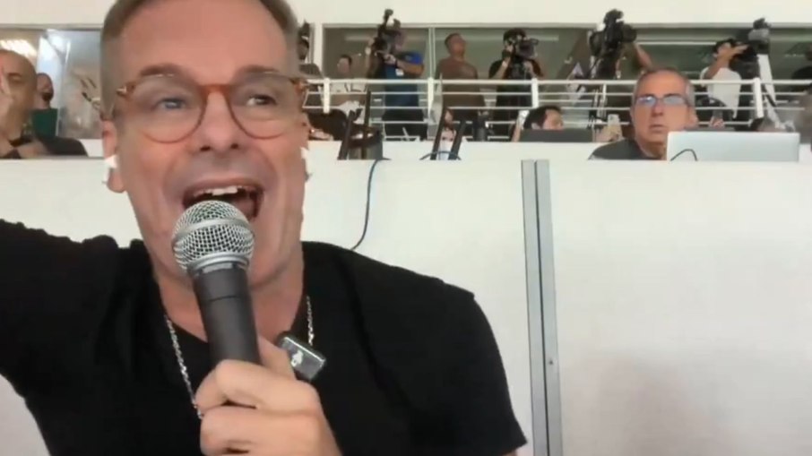 Fernando Gil e Mansur no Maracanã