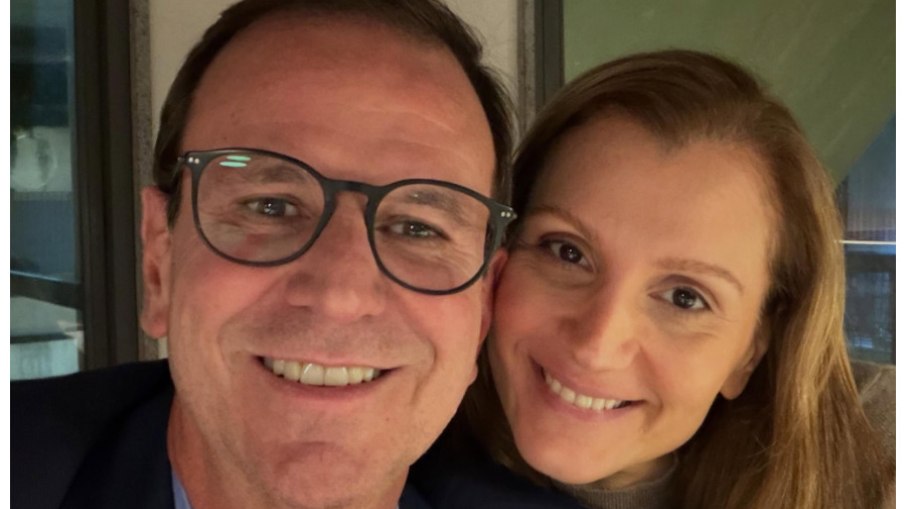 Eduardo Paes e sua esposa Cristine Paes