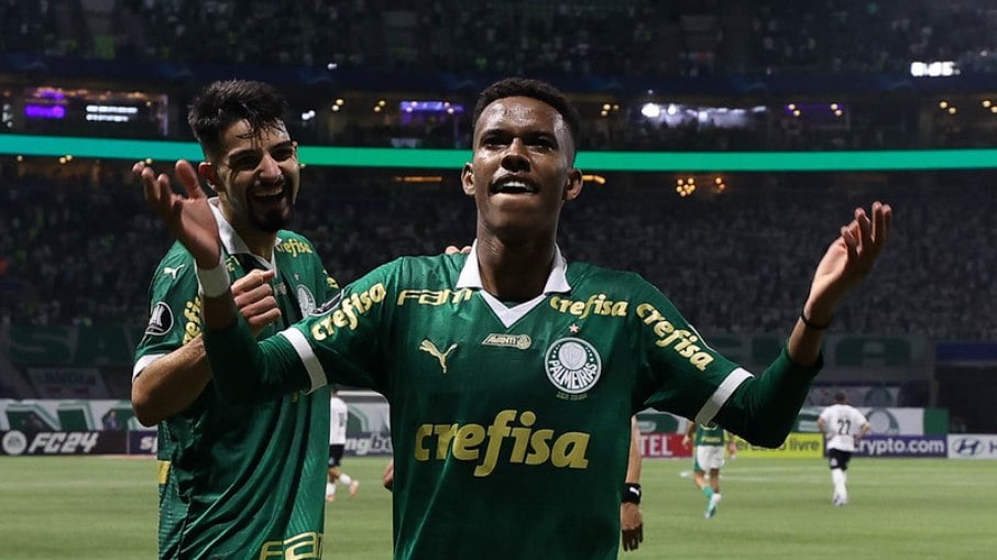 Estevão vive ótima fase no Palmeiras