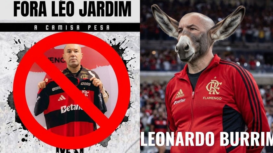Torcedores do Flamengo pedem saída de Leonardo Jardim
