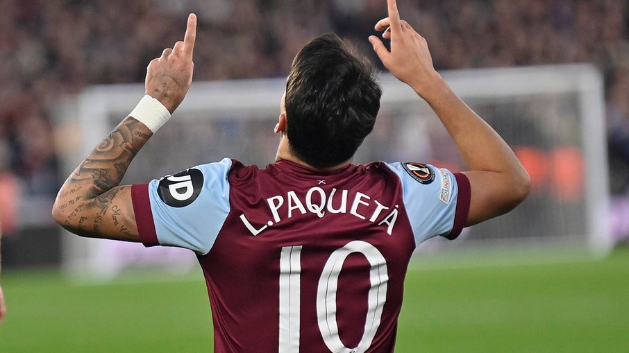 Lucas Paquetá em jogo do West Ham