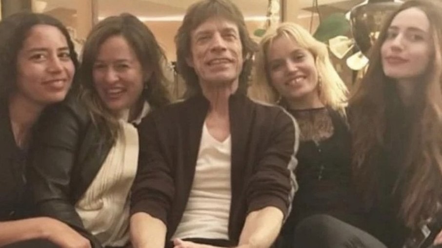 Mick Jagger e familiares