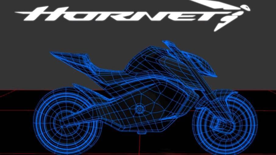 Nova Honda Hornet surge apenas como um esboço 3D, mas já mostra como deverá ficar a versão que será produzida 