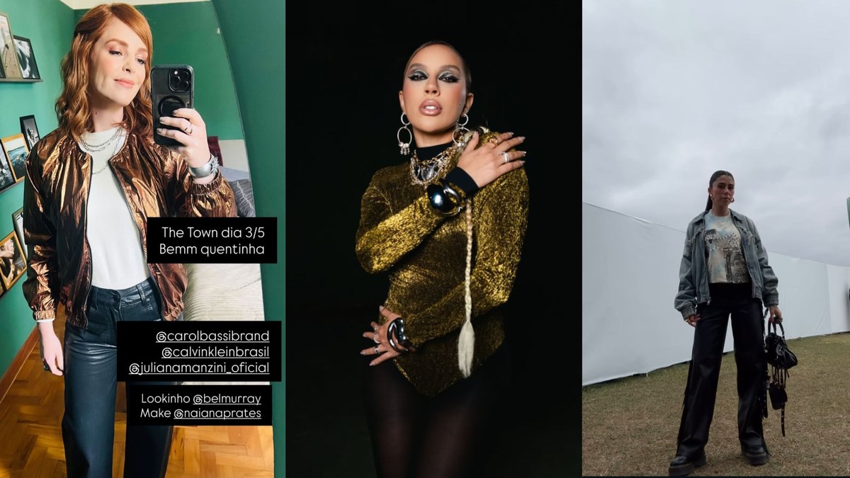 The Town 2025: veja looks dos famosos no terceiro dia de festival The Town 2025: veja looks dos famosos no terceiro dia de festival