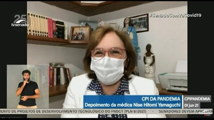 Senadora Zenaide Maia, que também é médica, critica Nise Yamaguchi por defender o uso da cloroquina