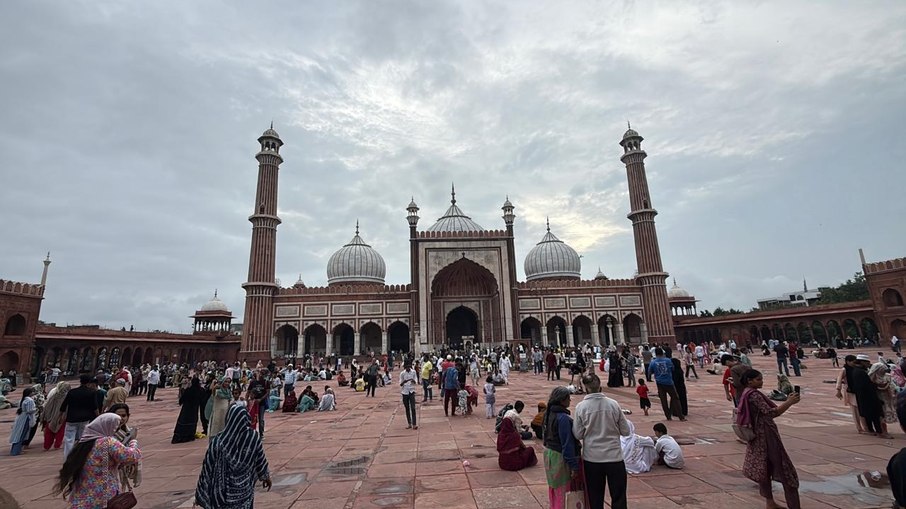 Jama Masyd - maior mesquita de Delhi Jama Masyd - maior mesquita de Delhi