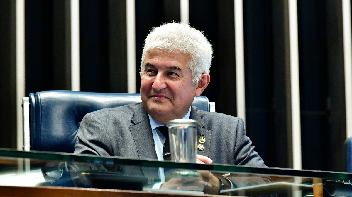 Senador Astronauta Marcos Pontes (PL-SP) no Plenário do Senado Federal