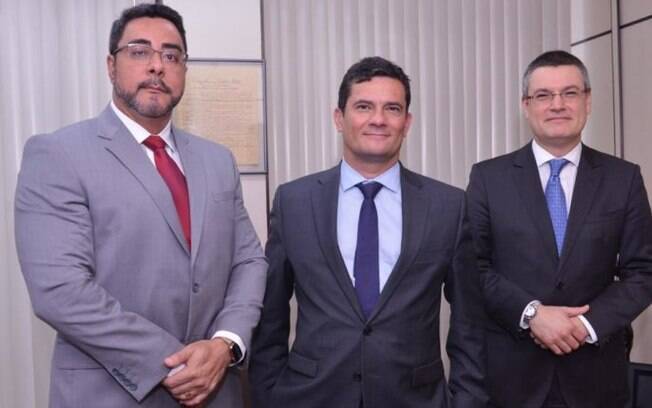 Sergio Moro, Maurício Valeixo e o juiz Marcelo Bretas
