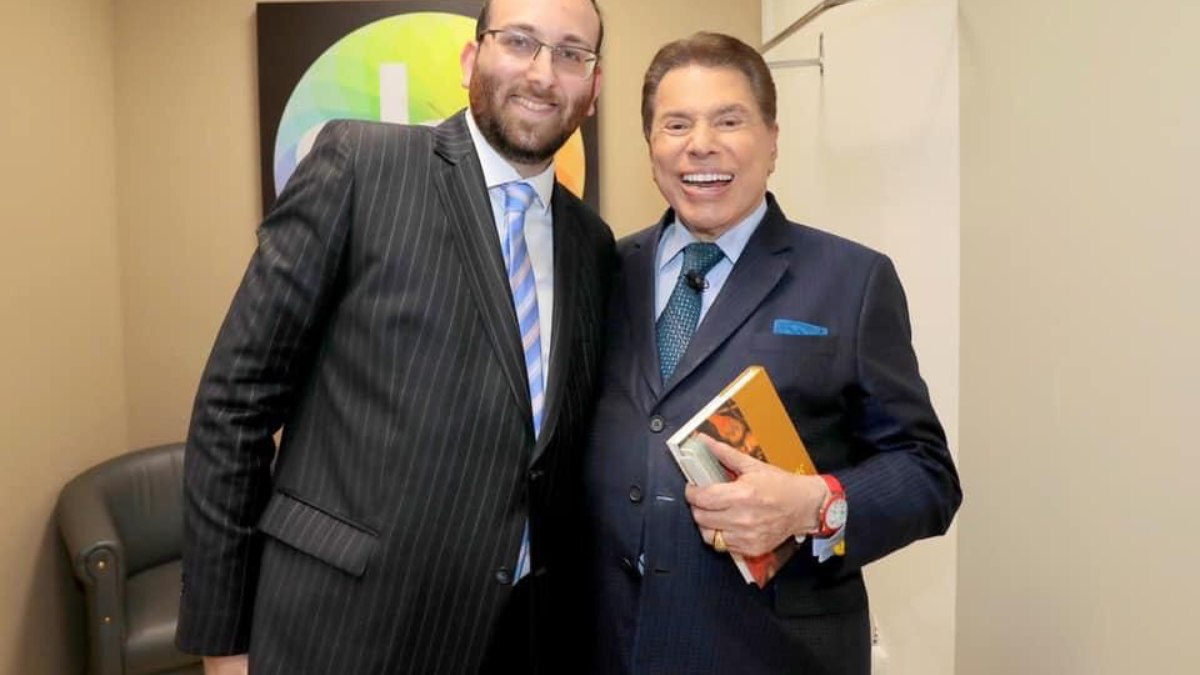 Rav Sany e Silvio Santos - Apresentador optou por uma cerimônia judaica