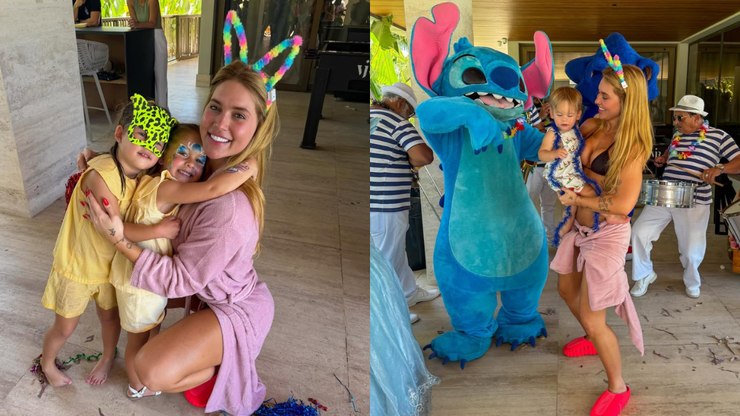 Vini Jr. surpreende Virginia e filhos com bloquinho de Carnaval