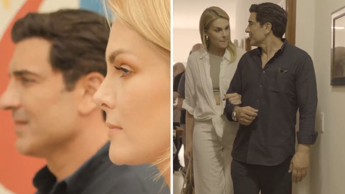 Ana Hickmann e Edu Guedes visitam isntituição social