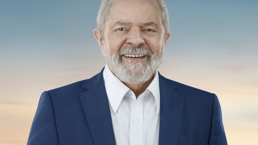 Lula em foto oficial de campanha