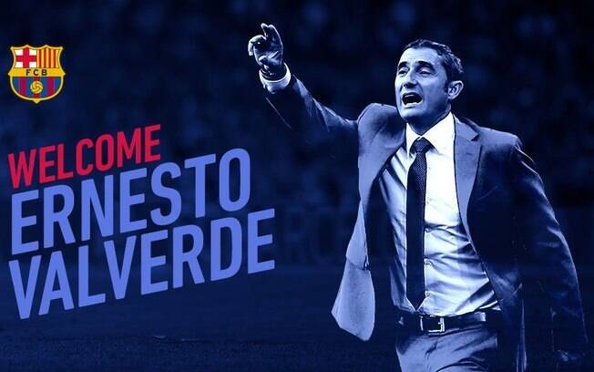 Ernesto Valverde foi confirmado como novo treinador do Barcelona após saída de Luis Enrique