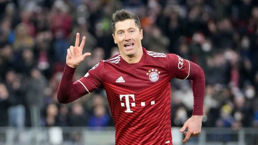 Lewandowski brilhou na goleada do Bayern por 7 a 1 sobre o RB Salzburg