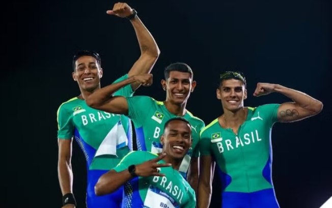 Brasil conquista vaga olímpica no revezamento 4 x 400m masculino