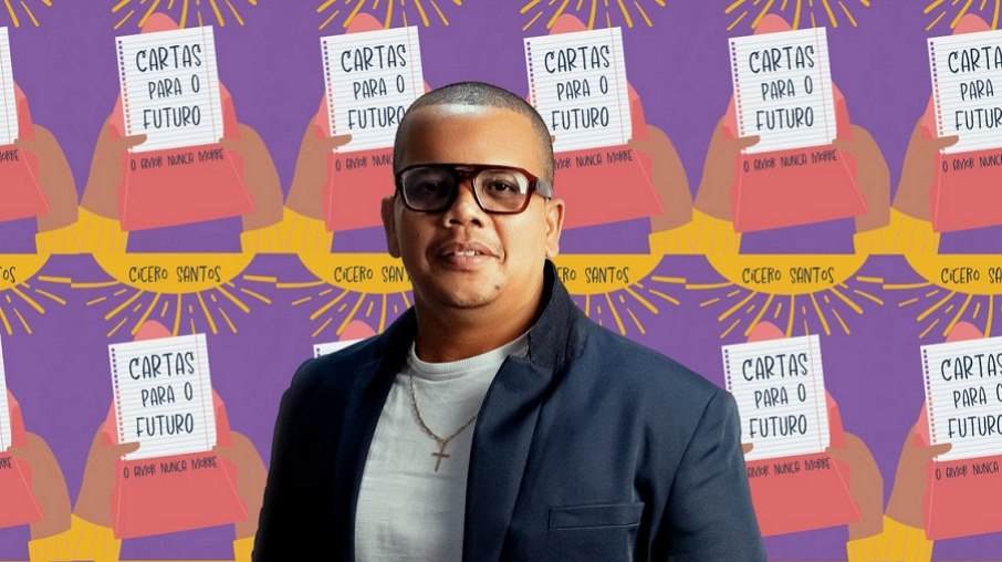 O escritor alagoano Cícero Santos vai lançar o livro “Cartas para o Futuro – o amor nunca morre”, na Bienal do Rio