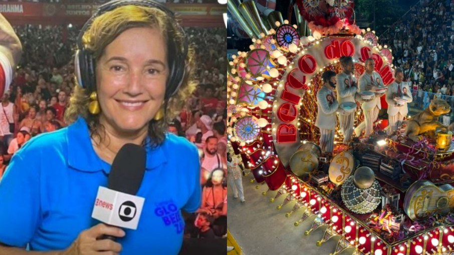 Repórter da Globo consolida fama de 'pé quente' com Viradouro campeã em 2026