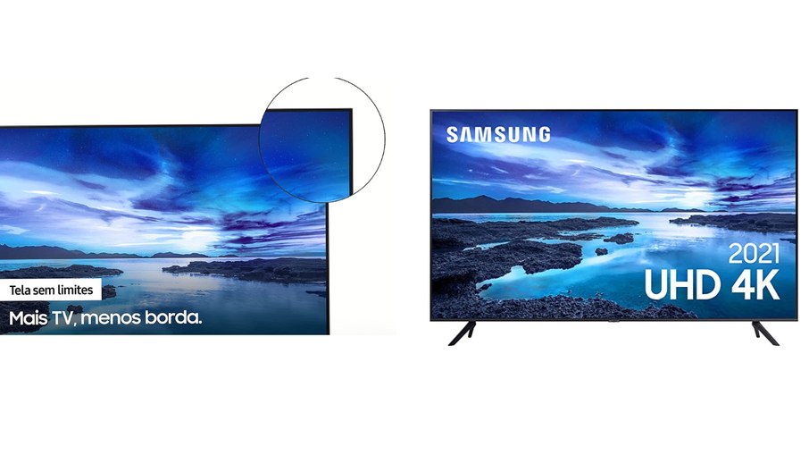 Smart TV da Samsung entra em oferta com R$1.100 de desconto com assistente de voz embutido e resolução 4K!
