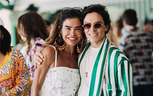 Vivianne Leão Piquet, Domenico Dolce e Gui Siqueira celebram o empresário Marcelo Antunes