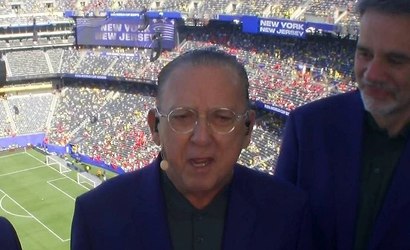 Última narração de Galvão Bueno na Copa faz SBT bater recorde