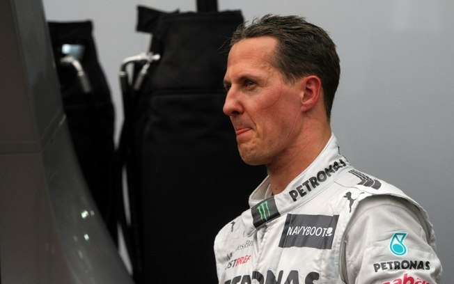 Michael Schumacher fez seu último ano na Fórmula 1 em 2012, pela Mercedes Michael Schumacher fez seu último ano na Fórmula 1 em 2012, pela Mercedes