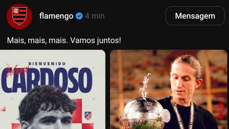 Quem é o jogador motivo de gafe do Flamengo nas redes?