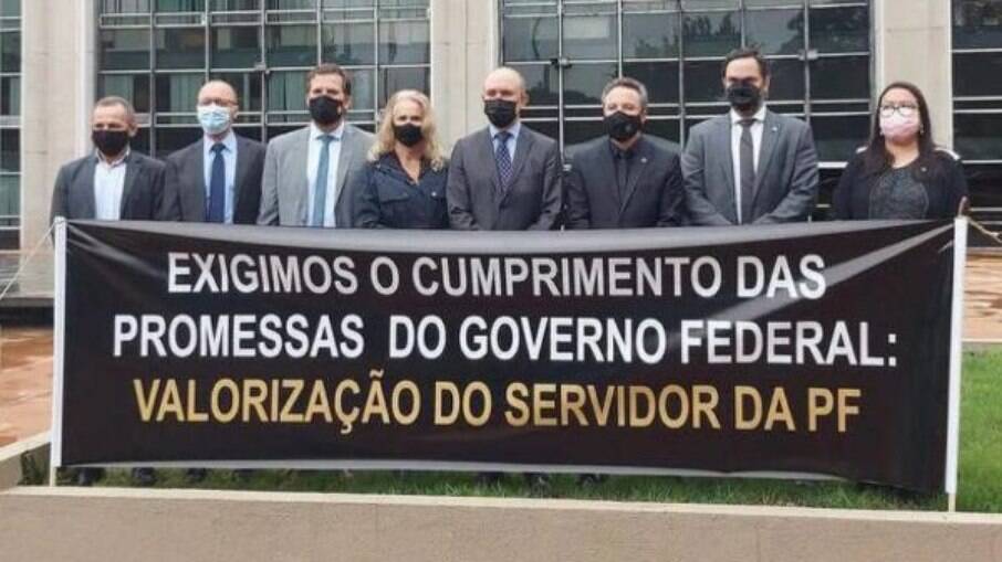 Protesto da Polícia Federal em Brasília