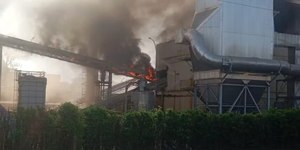 Incêndio atinge fábrica da Nestlé no interior de SP, veja imagens