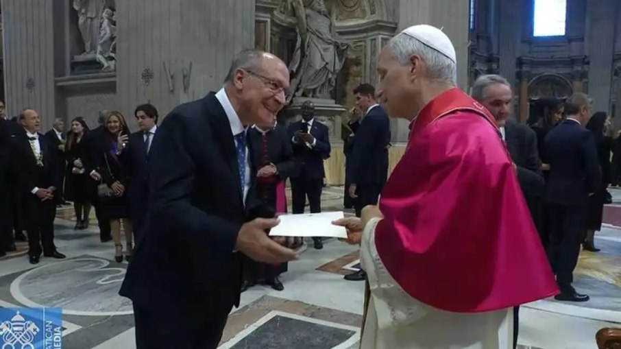 Alckmin e Leão XIV Alckmin e Leão XIV