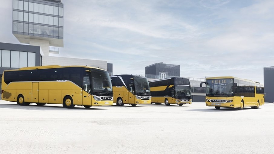 Linha de ônibus da marca Setra Linha de ônibus da marca Setra