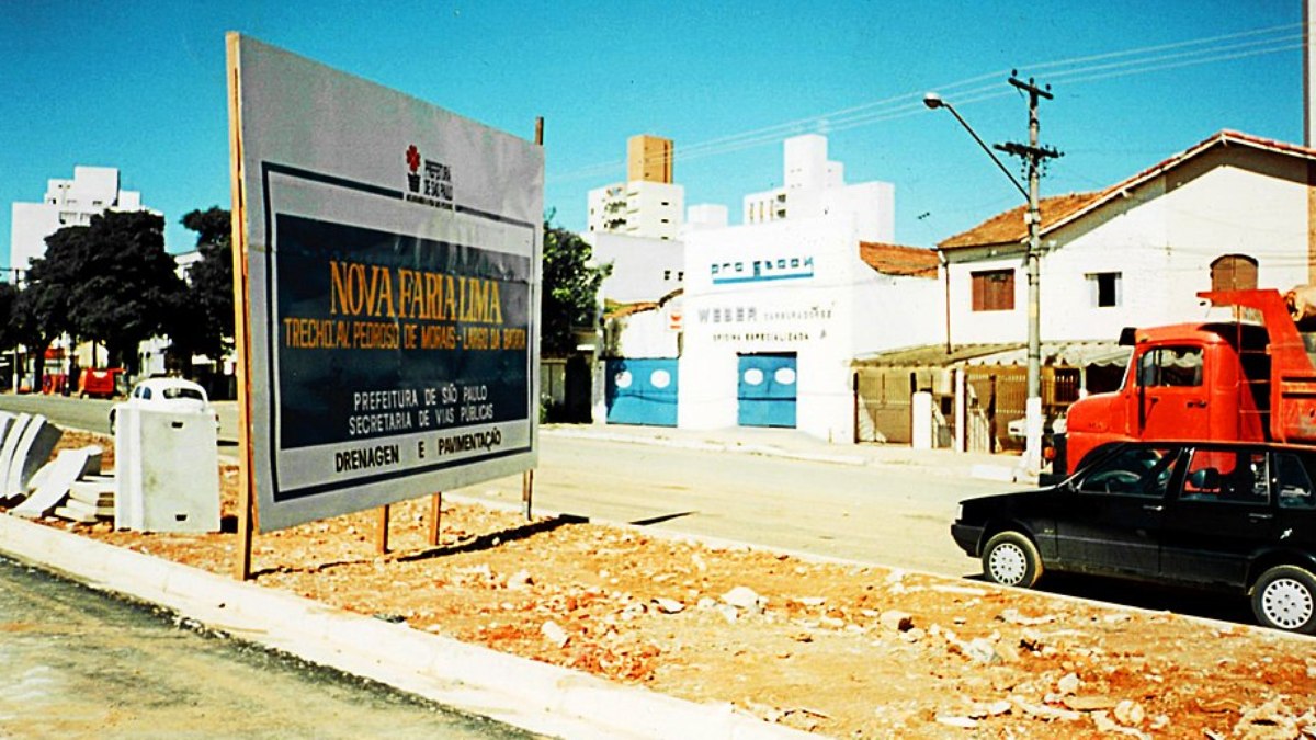 Faria Lima passou por reforma na década de 1990 Faria Lima passou por reforma na década de 1990