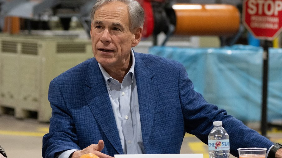 Greg Abbott, governador do estado americano do Texas Greg Abbott, governador do estado americano do Texas
