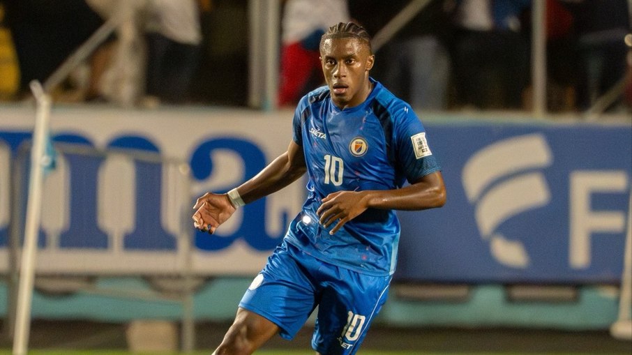 Jean Ricner Bellegarde, principal nome da seleção do Haiti