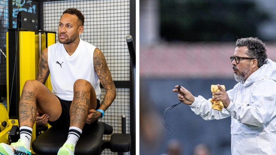 Apresentado no Santos, Xavier fala sobre polêmica com Neymar Apresentado no Santos, Xavier fala sobre polêmica com Neymar