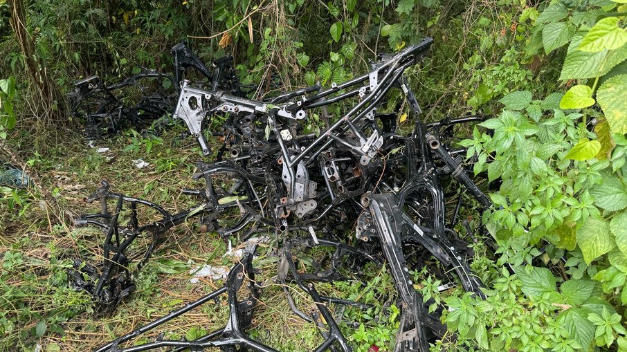 Objetos são de motocicletas roubadas em 2025 nas cidades da Baixada Santista Objetos são de motocicletas roubadas em 2025 nas cidades da Baixada Santista