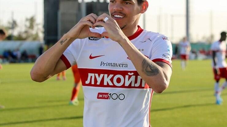 Camisa Spartak Moscow autografada pelo Alex - Hall da Fama