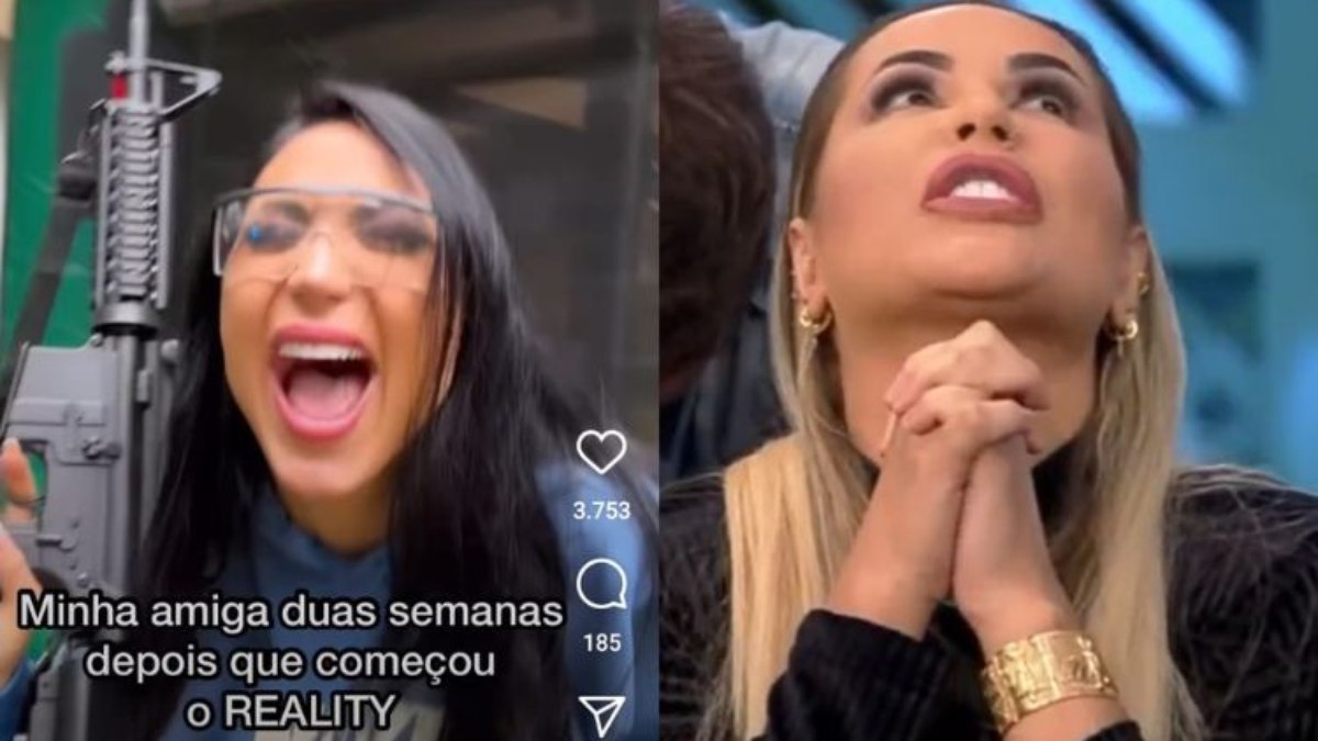 Dayanne atirou em imagens das rivais de Deolane