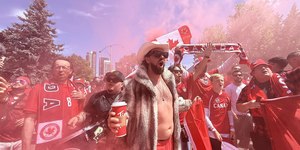 Torcedores do Canadá criam clima de Libertadores antes da estreia