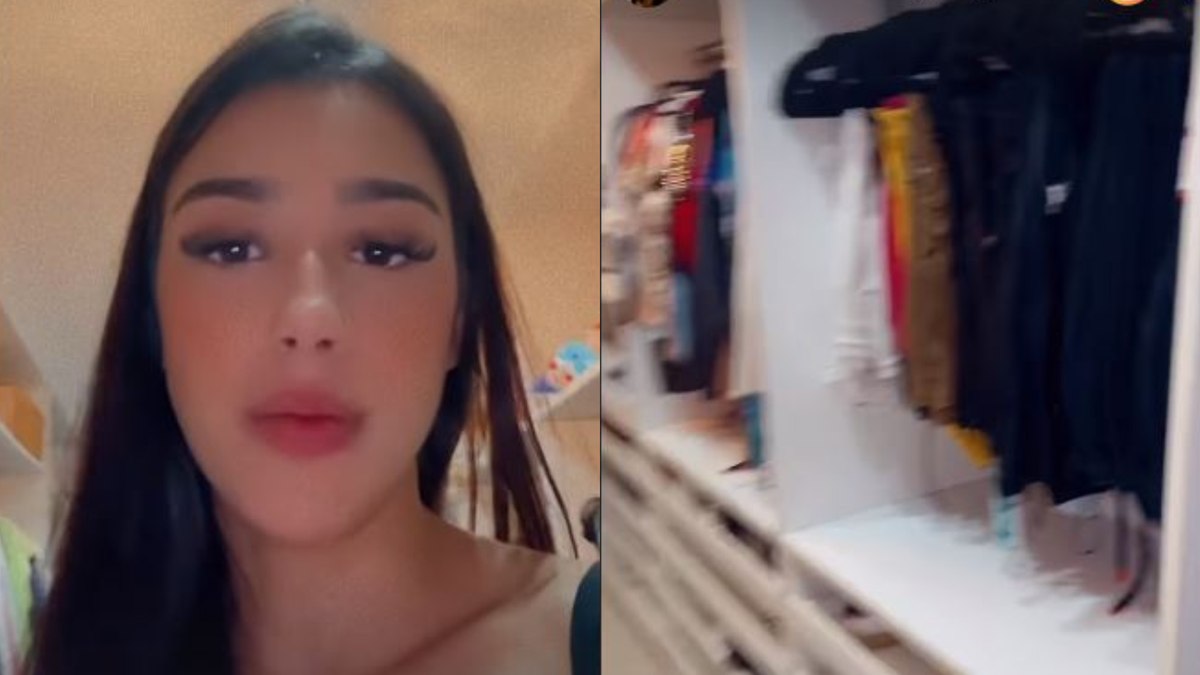 Bia Miranda abre o closet da casa nova e surpreende com roupas de luxo