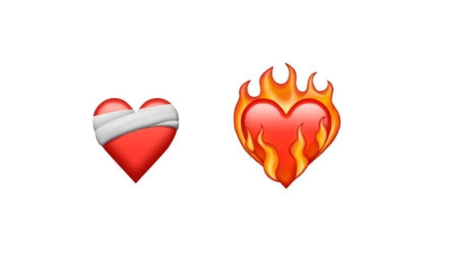 Novos emojis de coração estarão na próxima atualização do iOS