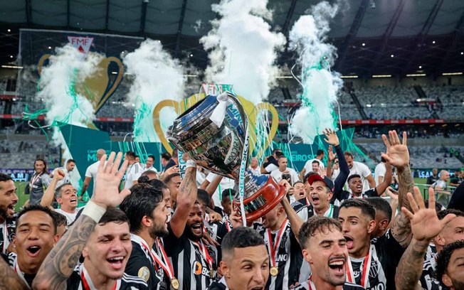 Milito conquistou com o Atlético o título do Campeonato Mineiro 