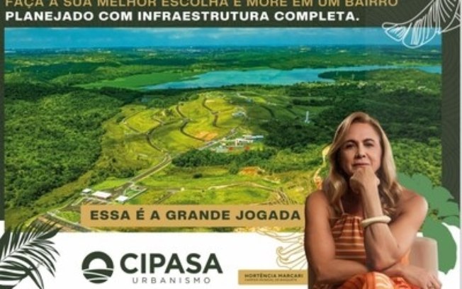 Hortência, estrela do basquete feminino, é a garota-propaganda da nova campanha da Cipasa Urbanismo