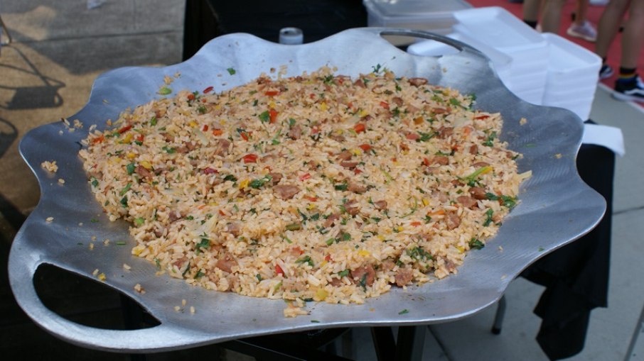 Um dos destaques da Festa Nordestina é a culinária
