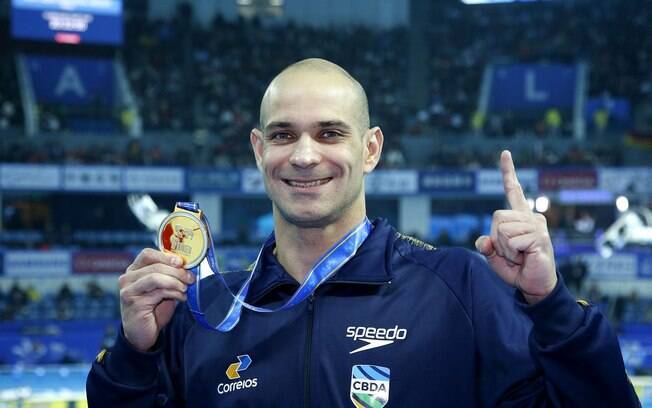 Aos 38 anos, Nicholas Santos conquistou ouro no Mundial de Hangzhou
