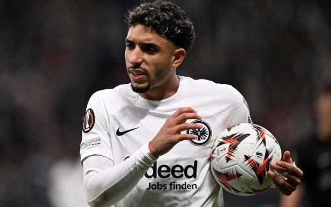 O atacante egípcio Omar Marmoush, do Eintracht Frankfurt O atacante egípcio Omar Marmoush, do Eintracht Frankfurt