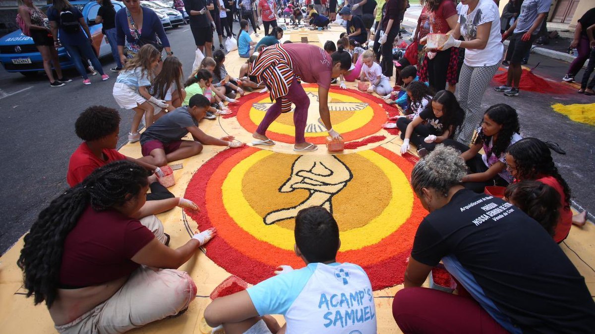 Tapetes de Corpus Christi em Niterói (RJ)