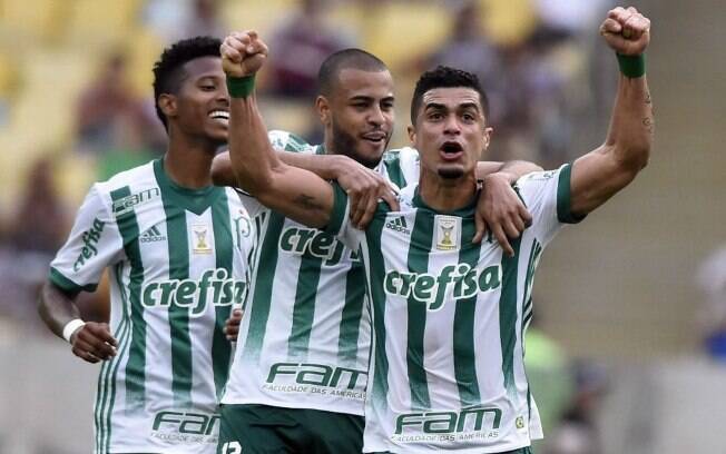 Egídio marcou o gol da vitória do Palmeiras sobre o Fluminense pelo Brasileirão